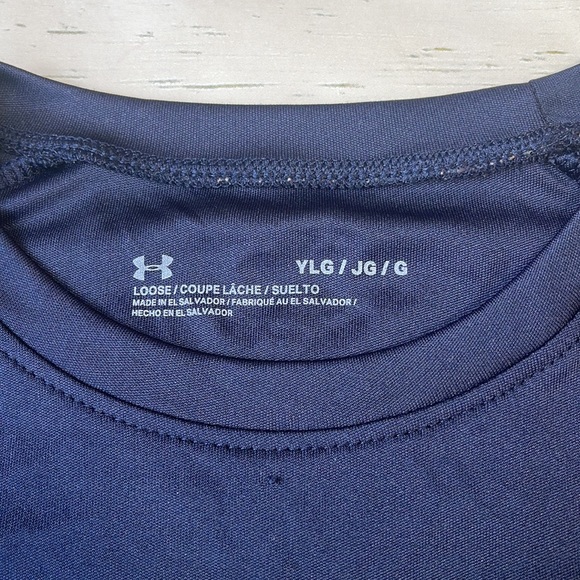Under Armour Boys' Tech Wordmark Symbol Short-Sleeve Shirt - Picture 3 of 6